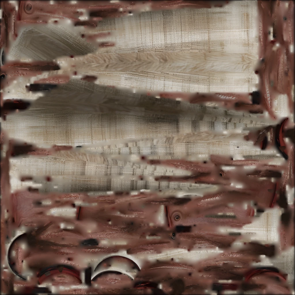 Base-color texture atlas extracted from the Cameroceras model.