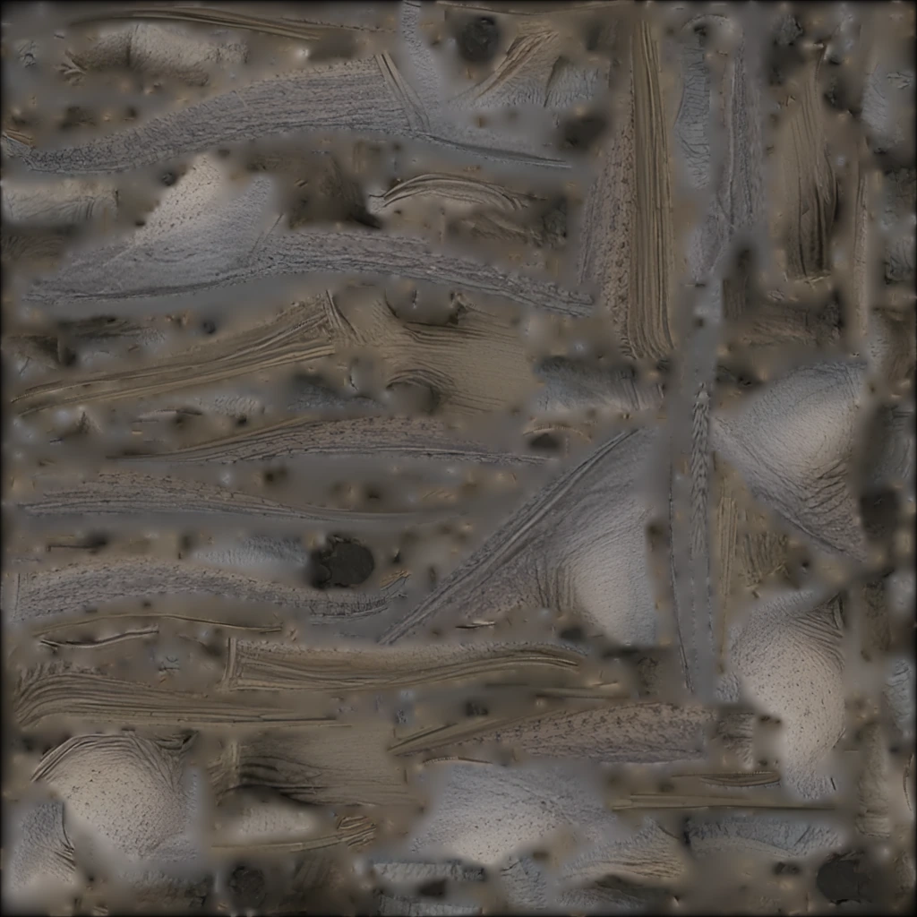 Base-color texture atlas extracted from the Dreadnoughtus schrani model.