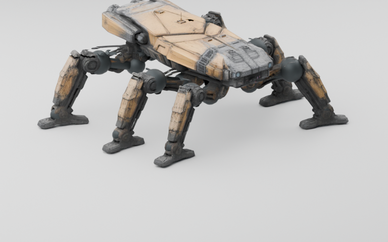 Preview of the reconstructed Basilisk drone model.